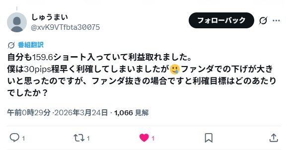 SHO先出しトレード フォロワー様の感想・口コミ4